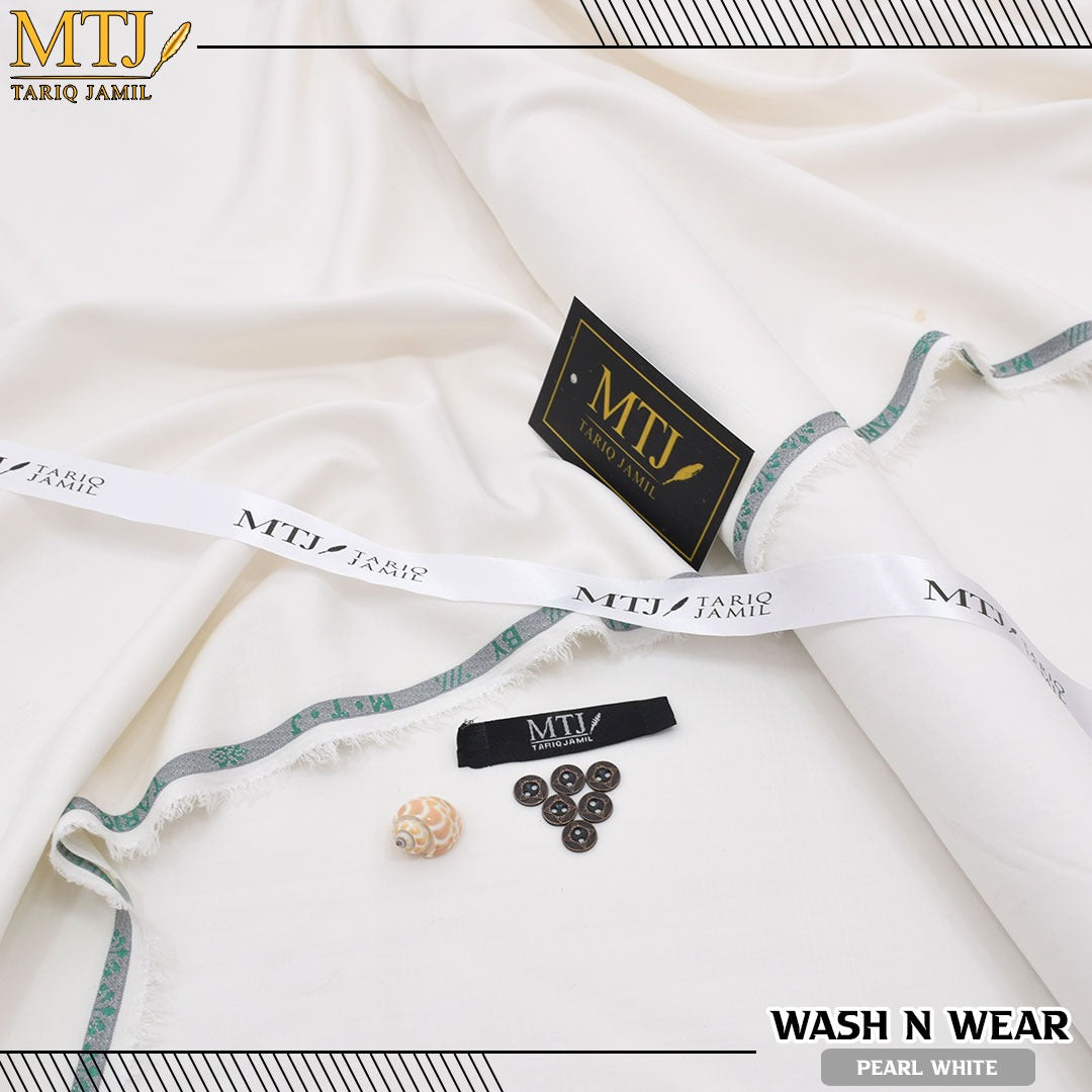 ZAFRAN ROYAL FABRIC BY  MTJ PERAL WHITE