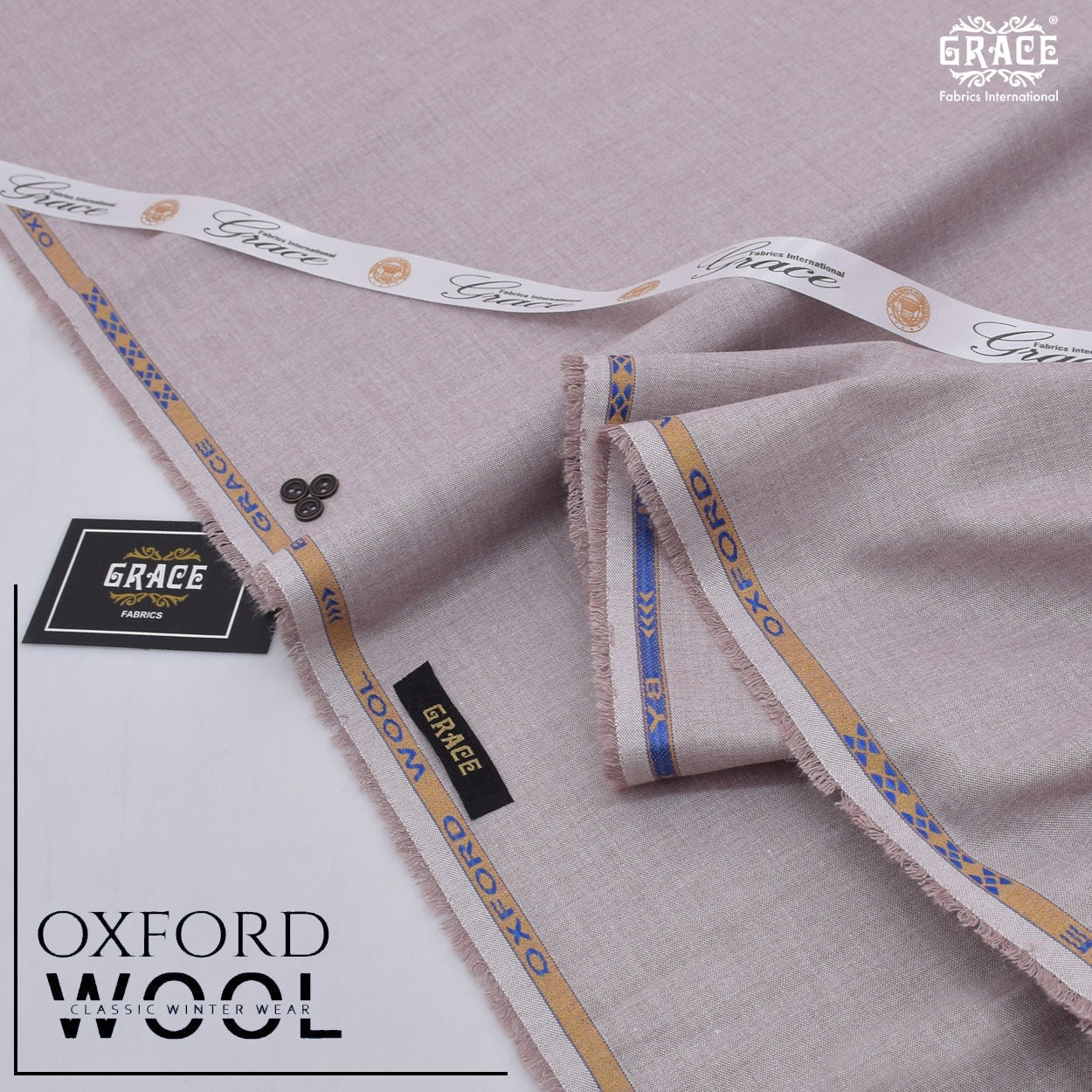 Grace premium unstitched fabric