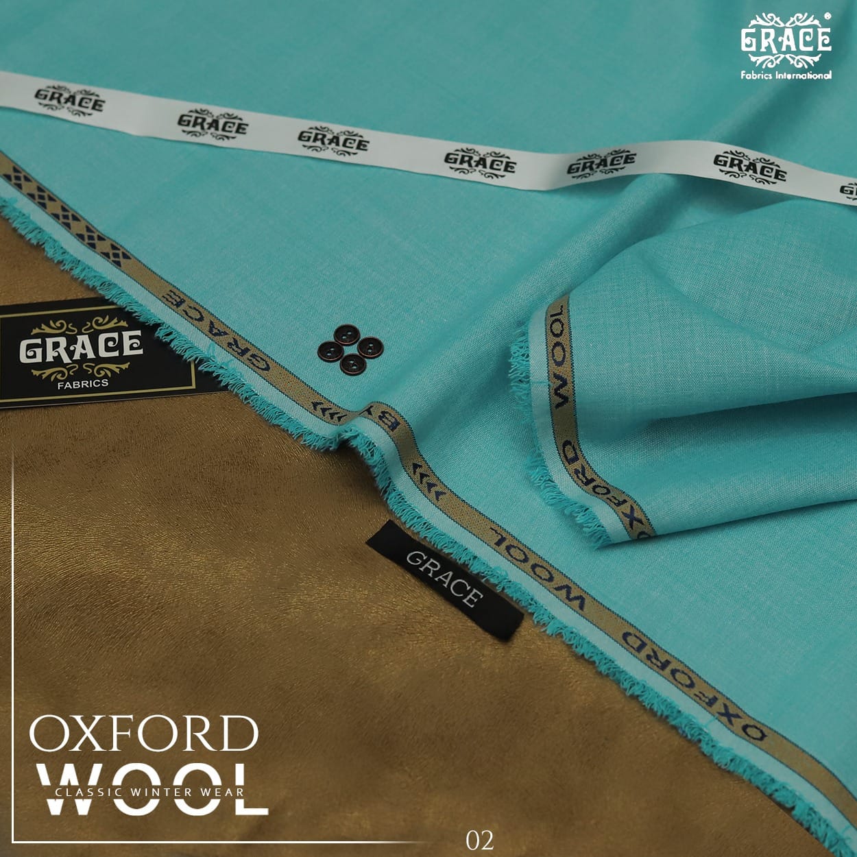 Grace premium unstitched fabric
